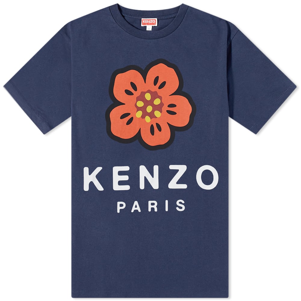 Tričko KENZO Logo Print Tee Navy | FC65TS4074SO77, 0