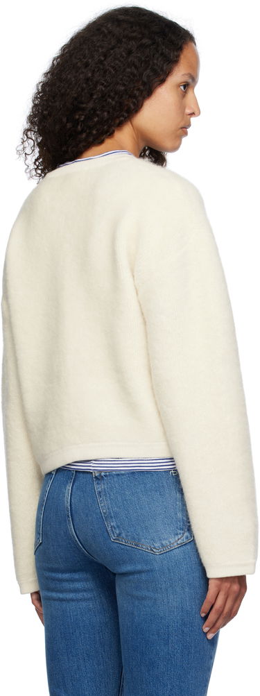 Sveter rag & bone rag & bone Kaia Boucle Cardigan Biela | WAS24F047AA47, 2