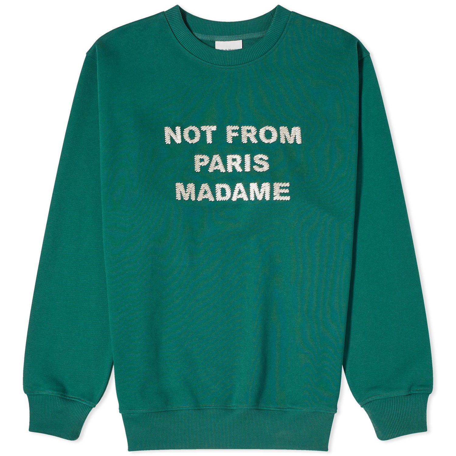 Mikina Drôle de Monsieur Not From Paris Madame Zelené | D-SW141-CO127-FGN, 0