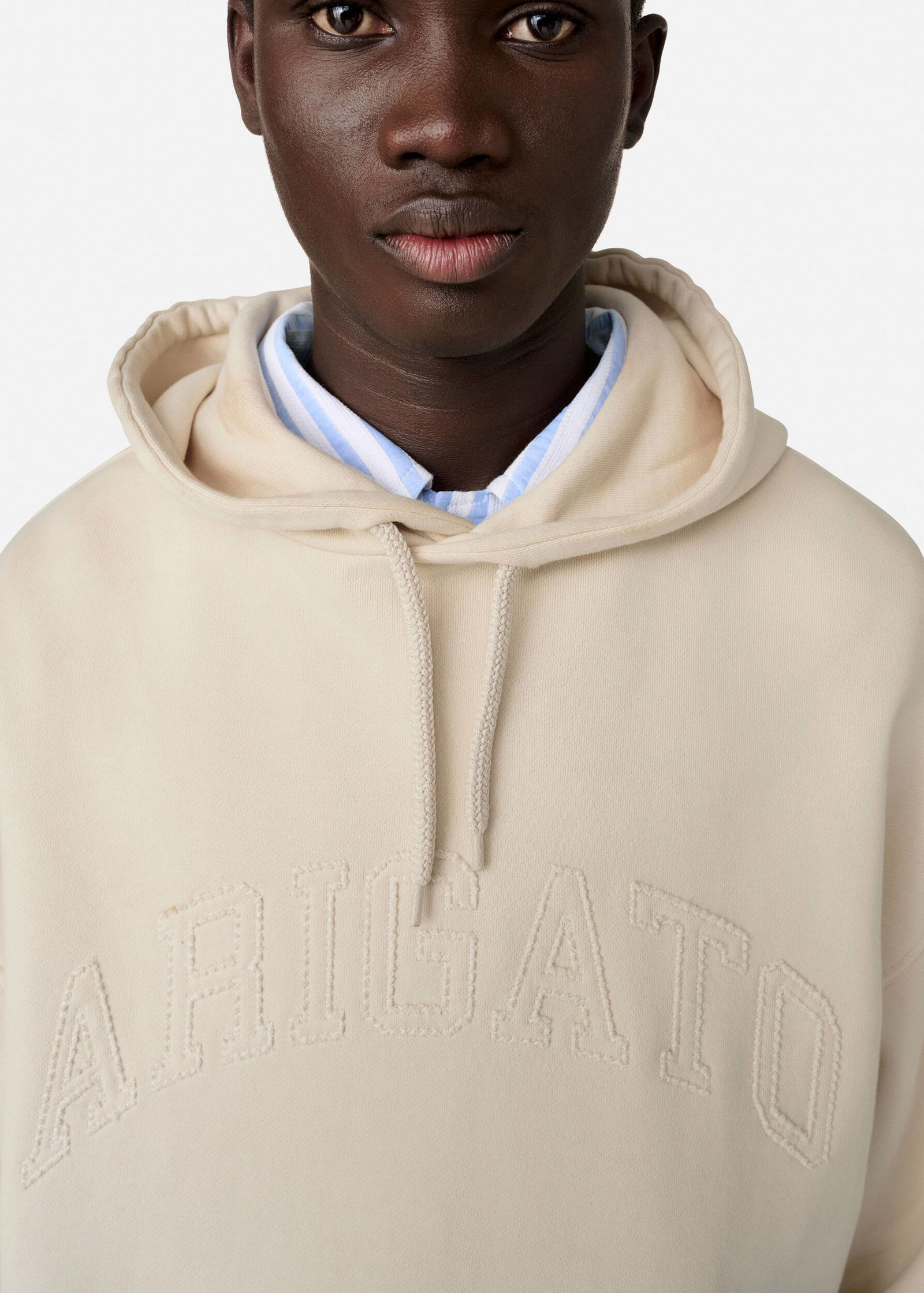 Logo-Embroidered Fleece Hoodie