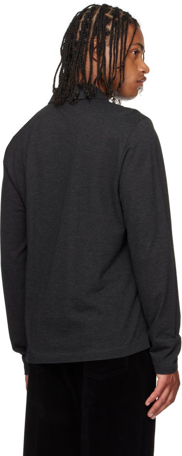 Polo tričko FERRAGAMO Ferragamo Long Sleeve Polo Šedá | 786358, 2
