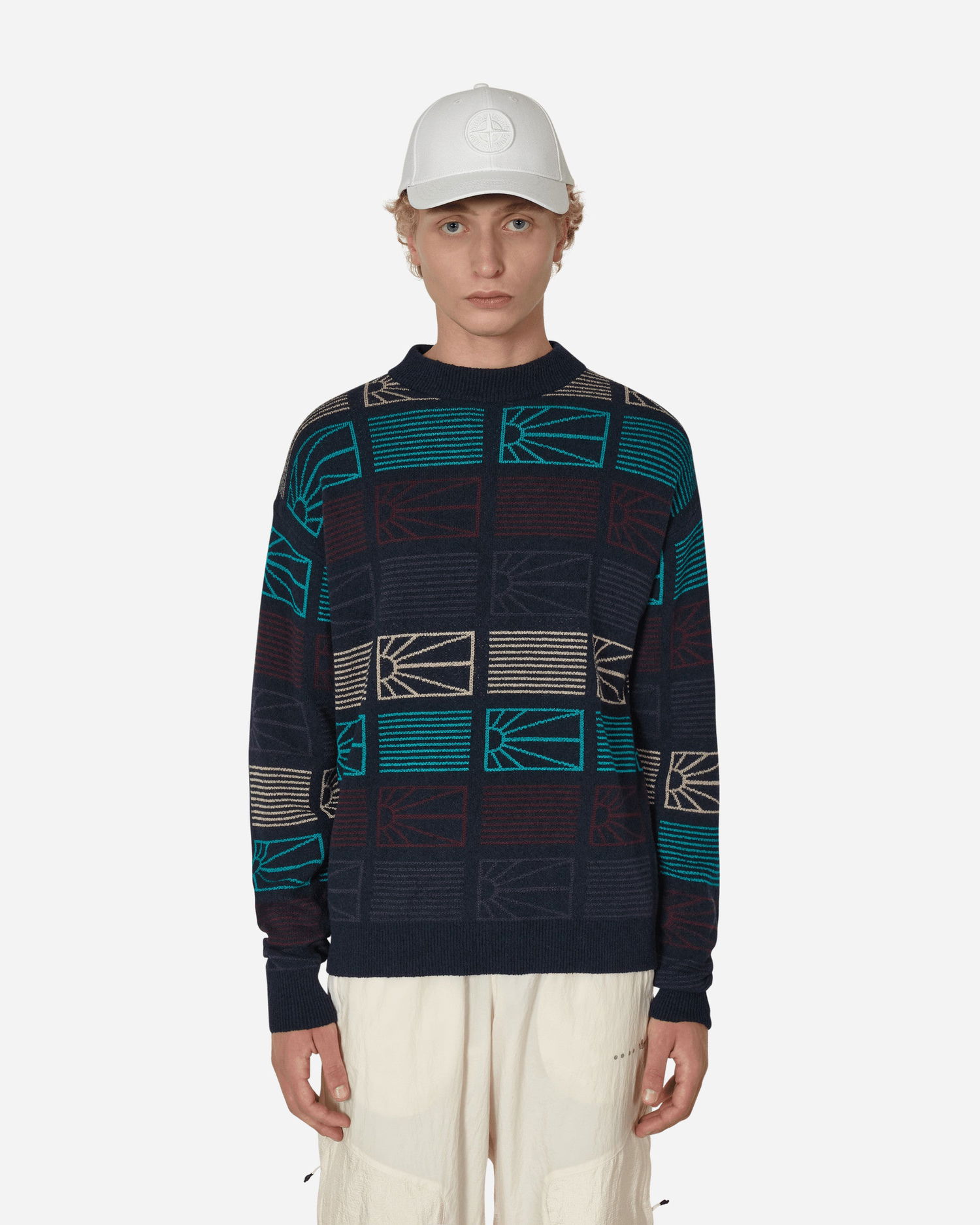 Sveter PACCBET Logo Crewneck Sweater Modrá | PACC11N003 2, 0