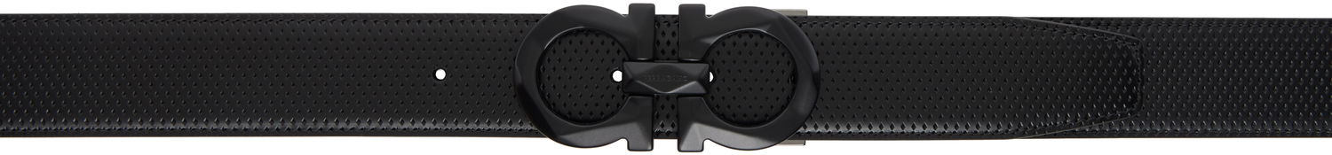 Opasok FERRAGAMO Adjustable Gancini Reversible Belt Čierna | 759035, 0