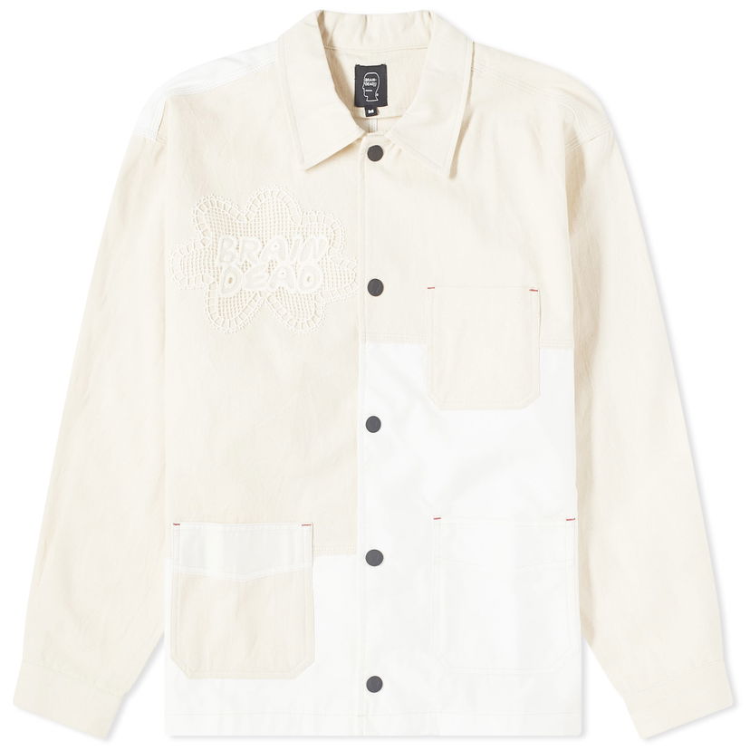 Bunda Brain Dead Brain Dead Doily Chore Jacket Biela | BDF23O00003468WH02