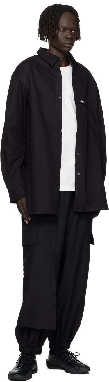 Košeľa Y-3 Y-3 UT Twill Overshirt Čierna | JW4620, 3