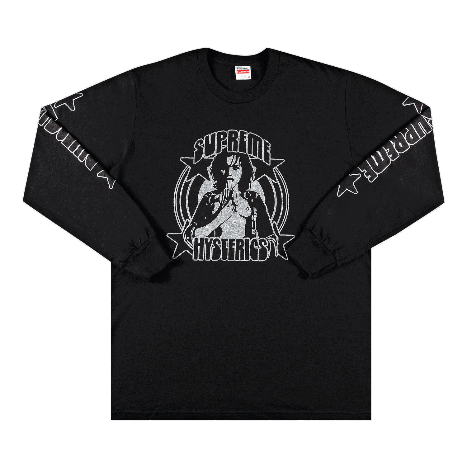 Tričko Supreme Hysteric Glamour x Long-Sleeve Tee Čierna | SS21T24 BLACK, 0