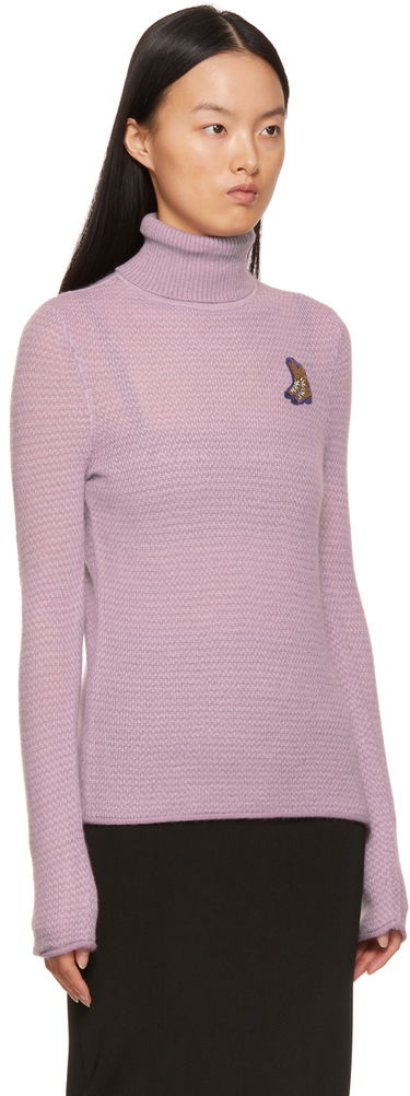Sveter Marc Jacobs Marc Jacobs The Tuckstitch Turtleneck Sweater Fialová | N603W07RE21, 1