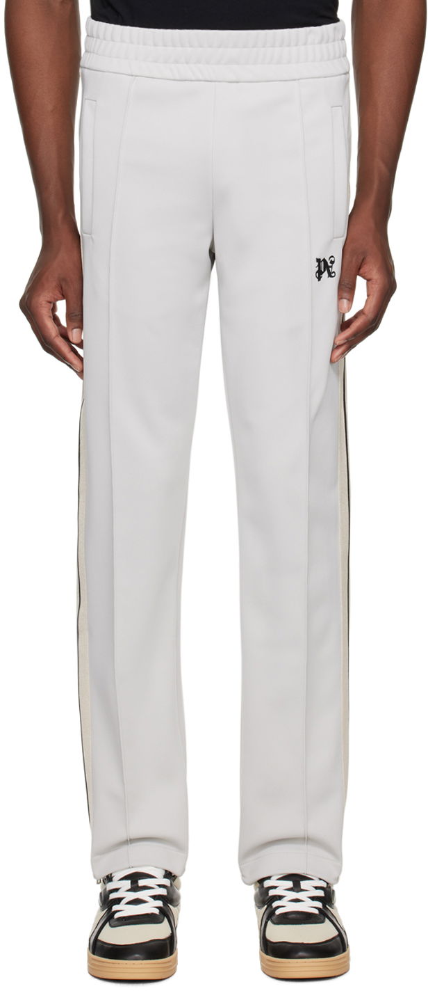 Tepláky Palm Angels Monogram Track Pants Šedá | PMCJ020R24FAB0010510