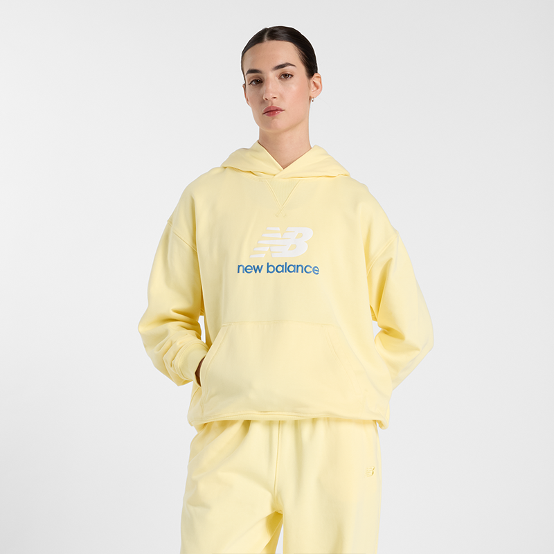 Mikina New Balance Essentials Hoodie Žltá | NBWT51501PRC, 0