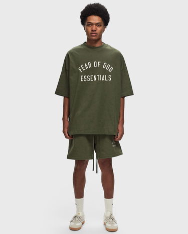 Tričko Fear of God Essentials Crewneck Jersey T-Shirt Zelené | 125BT244195F-076, 2