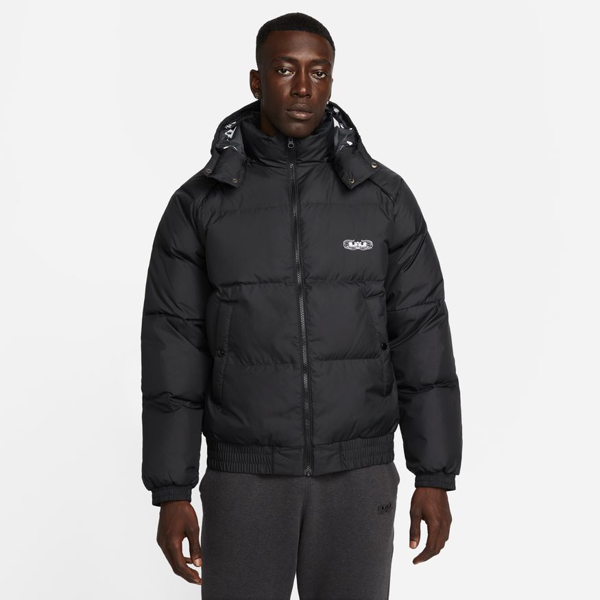 Bunda Nike LeBron Down Basketball Jacket Čierna | DQ6140-010, 0