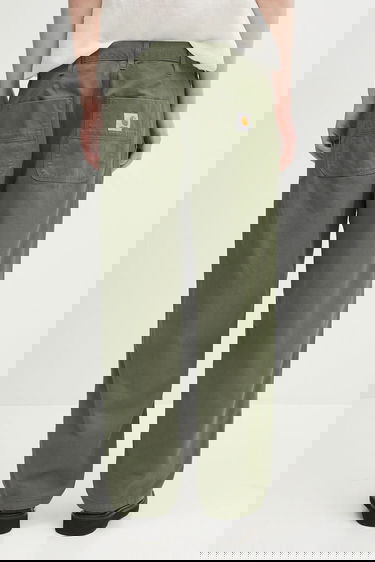 Nohavice Carhartt WIP Albert Pant Pleated Wide-Leg Chinos Zelené | I034804.66702, 2