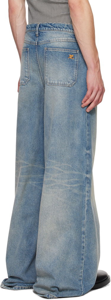 Džínsy Courrèges Courrèges One Pocket Baggy Jeans Modrá | 324DPA238DE0033, 2