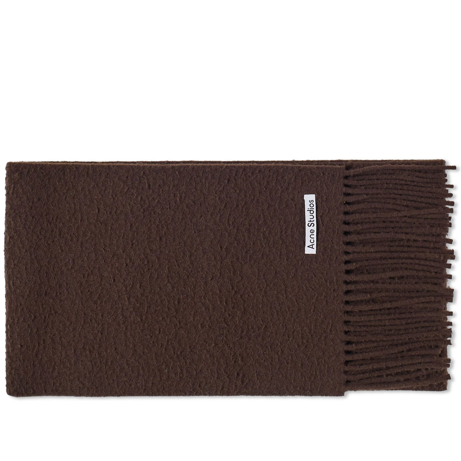 Šál Acne Studios Vargo Boiled Wool Scarf Hnedá | CA0283-ADN, 0