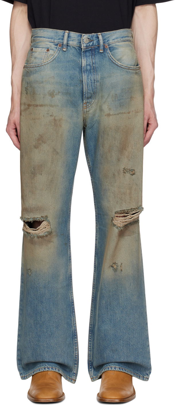 Džínsy Acne Studios 2021 Jeans Modrá | B00317-, 0