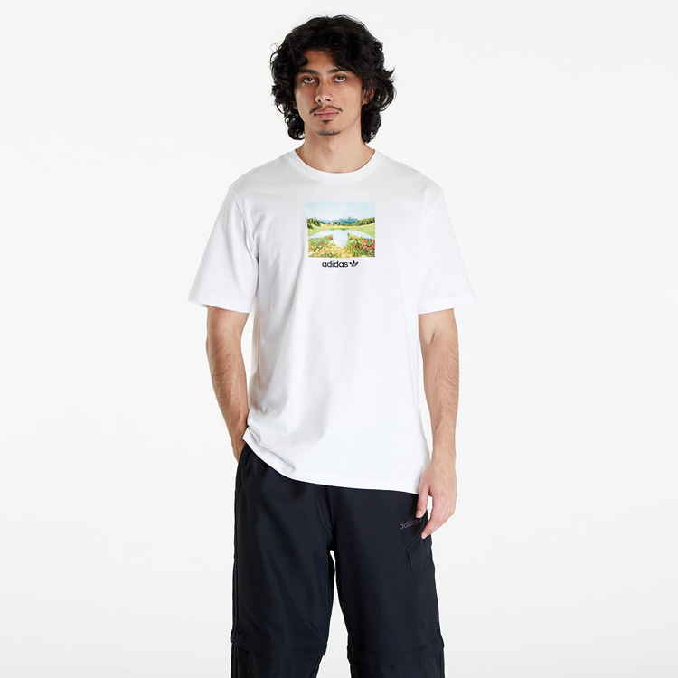 Tシャツ・カットソー adidas graphic tee white JF2858 adidas Day Graphic Tee - White | adidas Vietnam