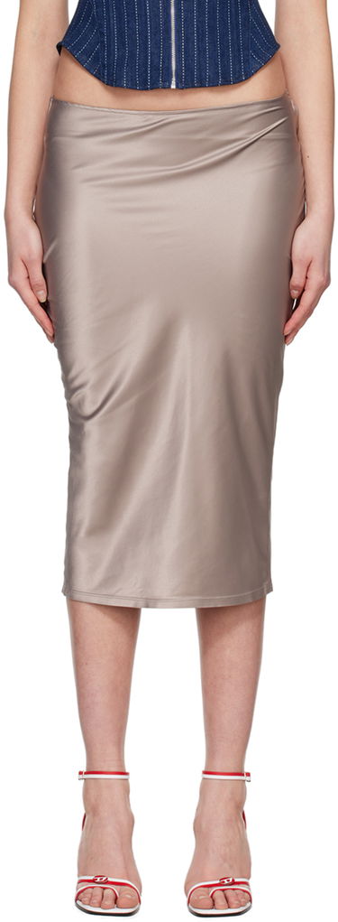 Sukňa Miaou Miaou Verona Midi Skirt Šedá | 4027SS3SIL, 0