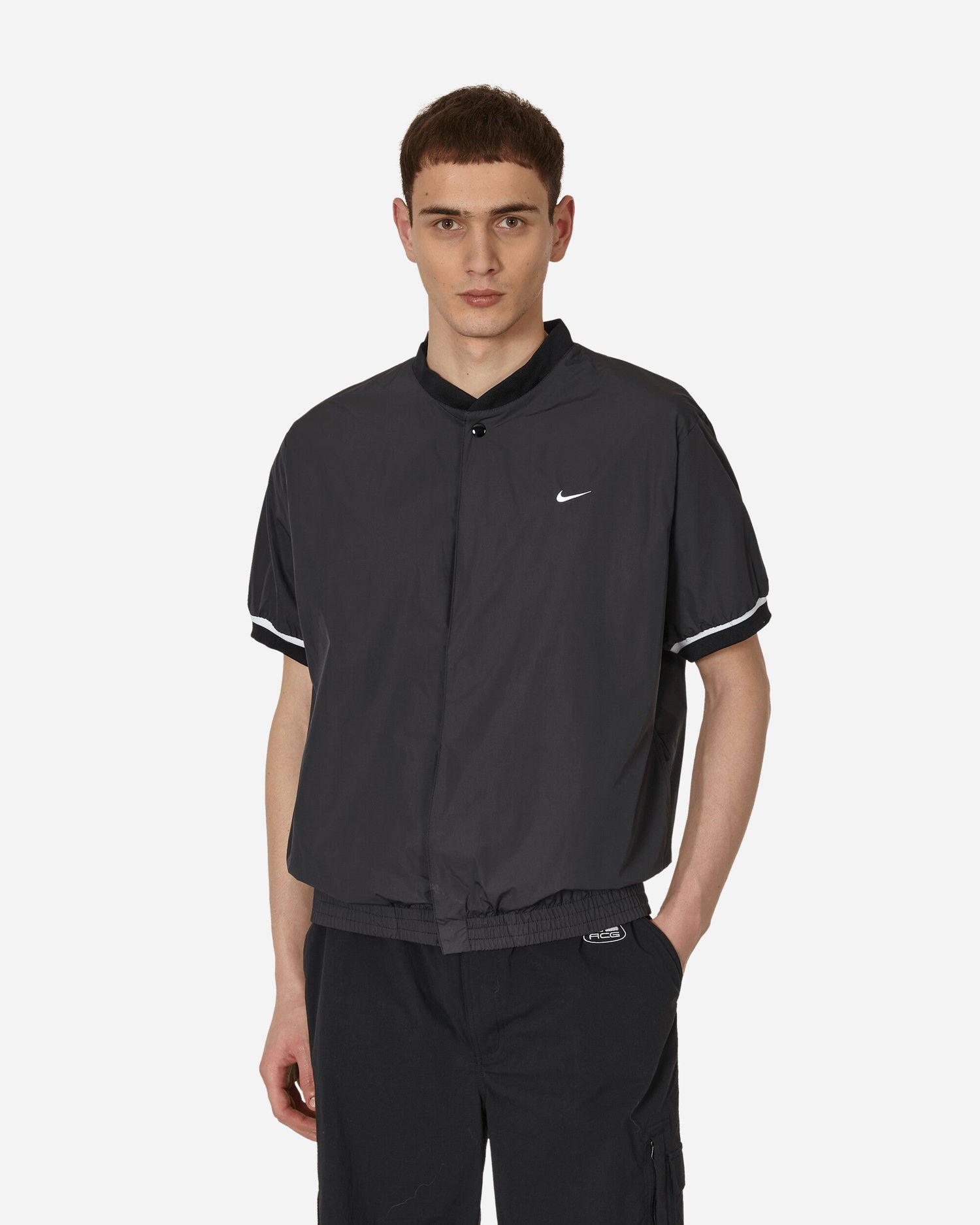 Polo tričko Nike Authentics Warm-Up Shirt Čierna | DX3342-010, 0