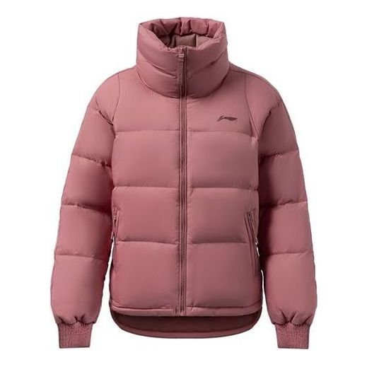 Prešívaná bunda Li-Ning Training Waterproof Puffer Jacket Ružová | AYMR154-7