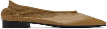 Tenisky a topánky BY FAR Leather Square Toe Loafers Hnedá | MWFHC055LL002BR044PL, 0
