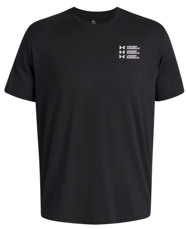 Tričko Under Armour UA Triple Stack Logo Short Sleeve T-Shirt Čierna | 6004173-001, 2
