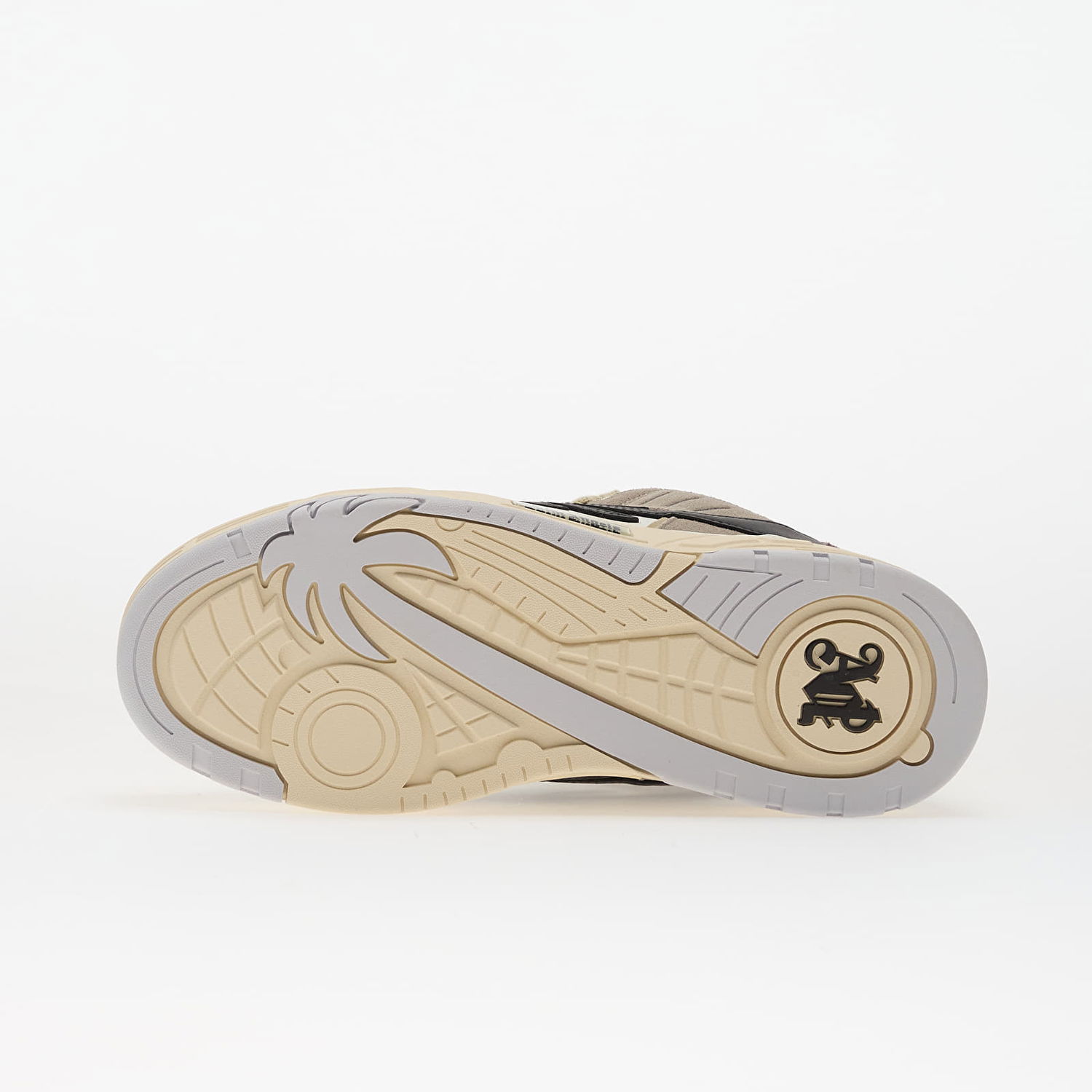 Tenisky a topánky Palm Angels Venice Suede Sneakers White/ Medium Grey Béžová | PMIA101C99LEA0010106, 1