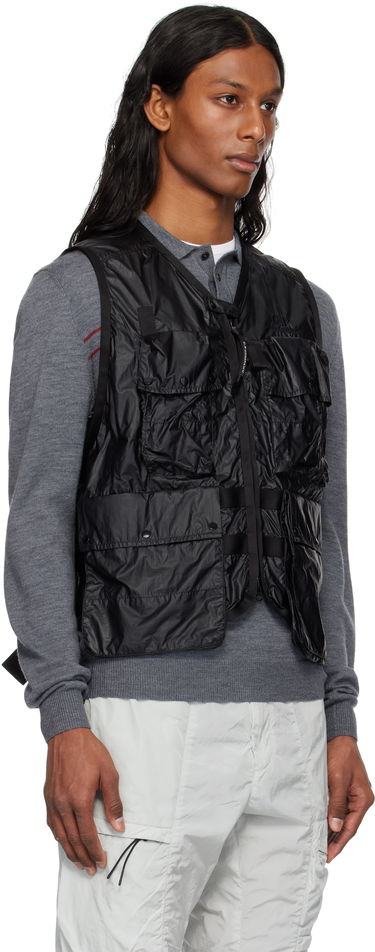 Vesta C.P. Company C.P. Company CS II Logo Vest Čierna | 18CMVE009A-110030G, 1