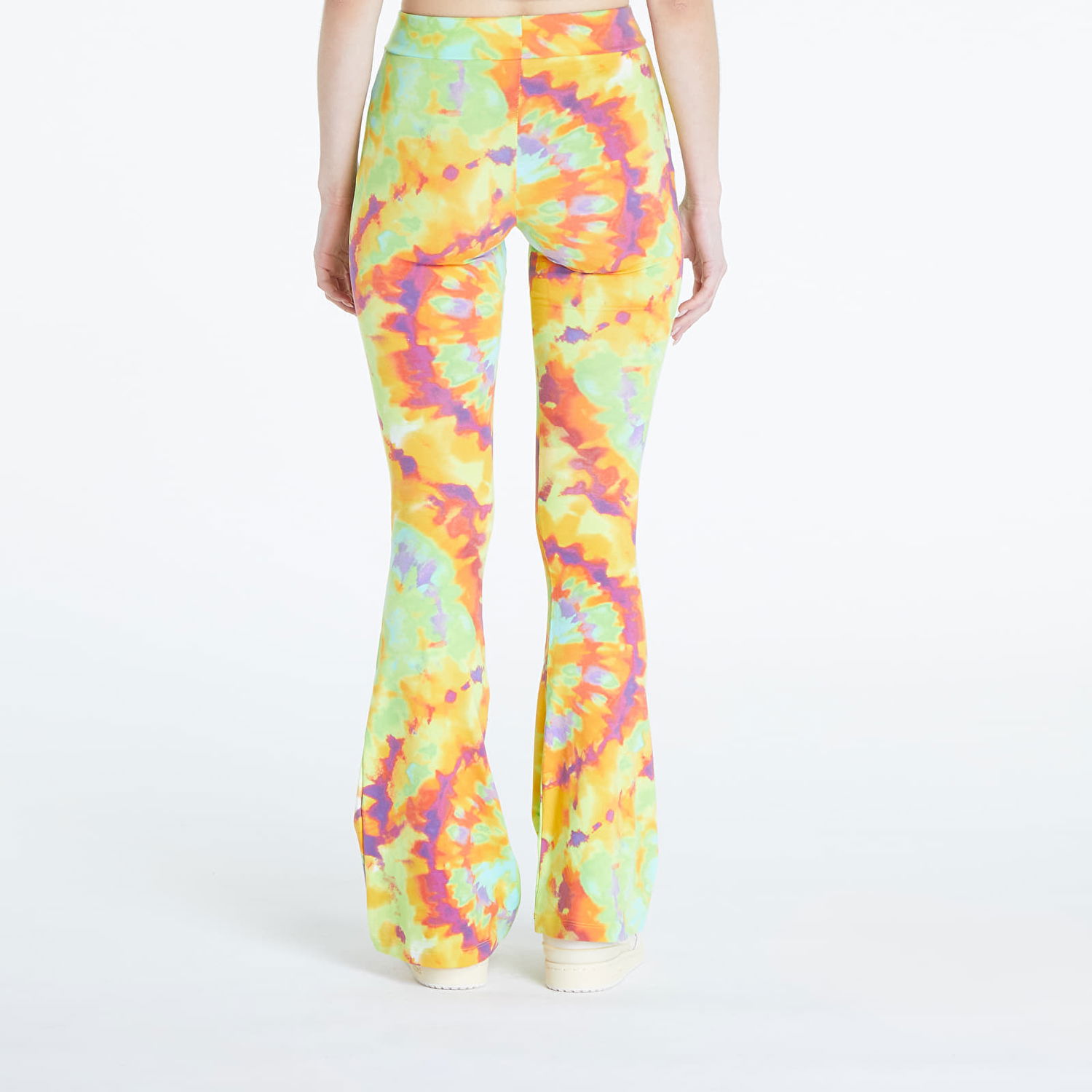 Nohavice adidas Originals Tie-Dyed Flared Pant Žltá | IY7597, 1