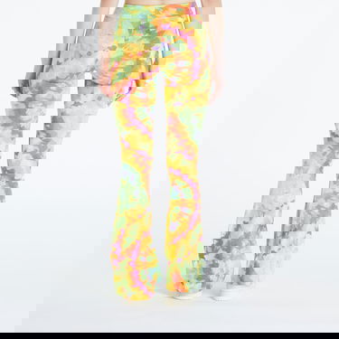 Nohavice adidas Originals Tie-Dyed Flared Pant Žltá | IY7597, 1