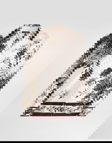 Košeľa Dolce & Gabbana Flower Bouquet-print Twill Shirt Rôznofarebný | G5IF1THI10OHK5ST, 0