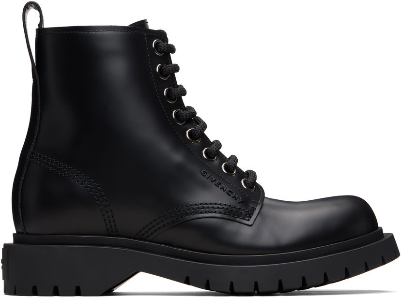 Tenisky a topánky Givenchy Lace Up Boots Čierna | BE6057E2DL001