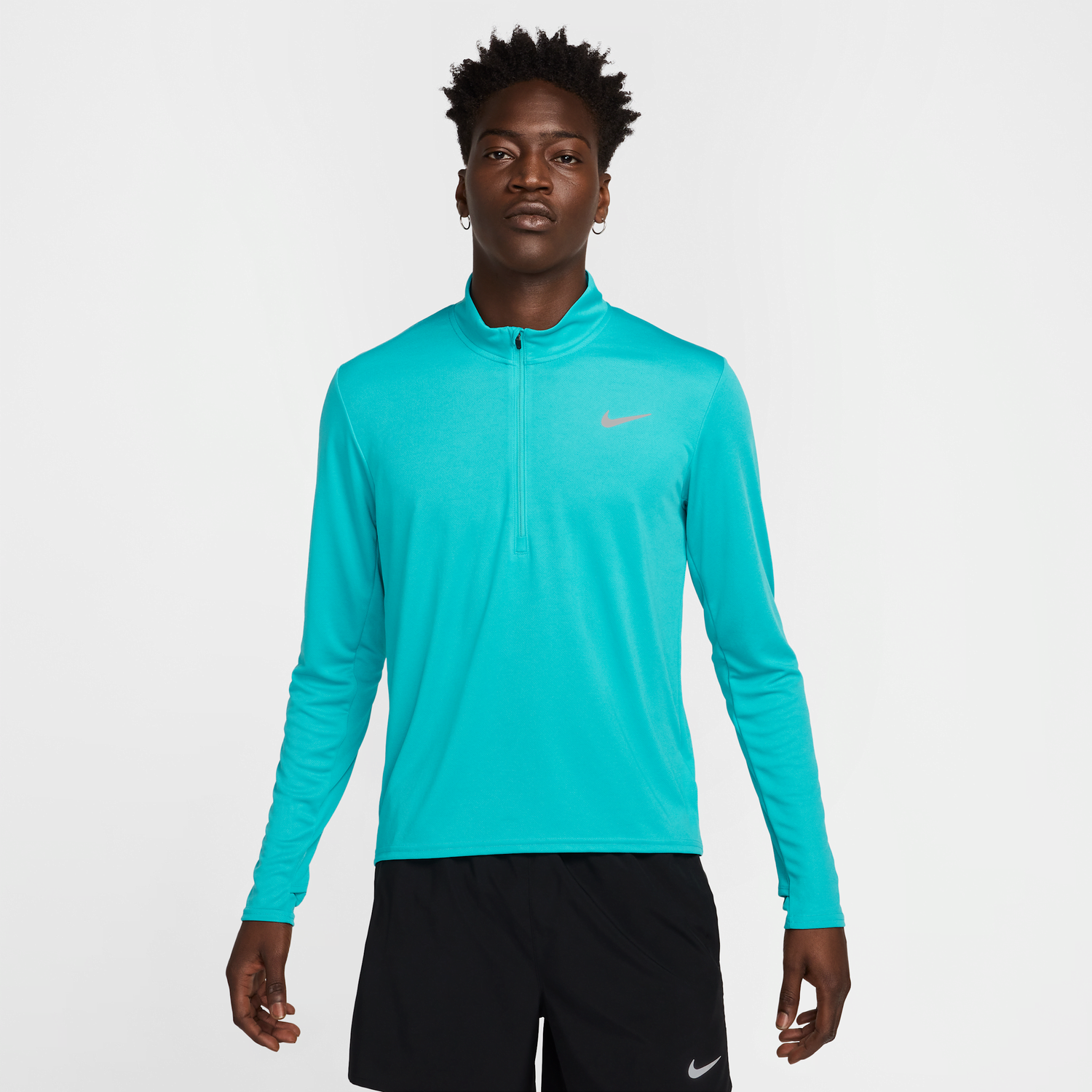 Tričko Nike Dri-FIT Pacer Half-Zip Running Top Tyrkysová | FQ2494-345, 0