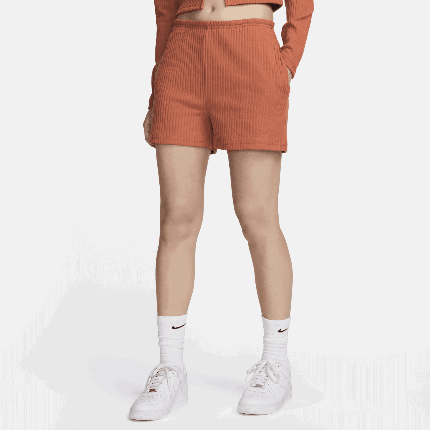 Šortky Nike Sportswear Chill Knit Oranžová | FN3674-825, 0