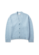 Studio Fuzzy Knit V-Neck Cardigan