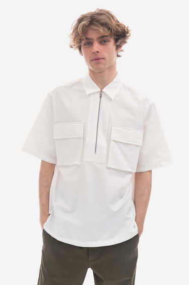 Košeľa NORSE PROJECTS Ivan Cordura Tab Series Relaxed Shirt Biela | N40.0610.0001, 0