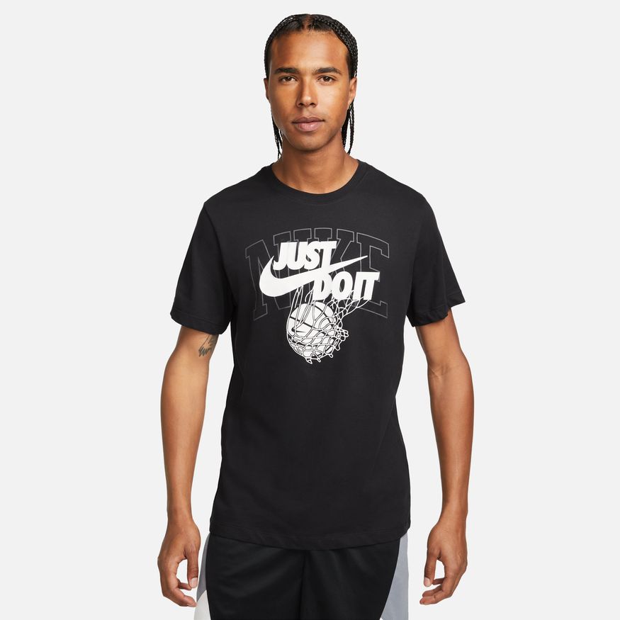 Tričko Nike Dri-FIT "Just Do It" Basketball Tee Čierna | DR7639-010, 0