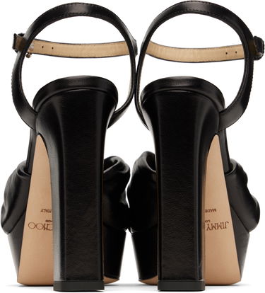 Šaty Jimmy Choo Jimmy Choo Heloise 120 Heeled Sandals Metalická | HELOISE 120, 4