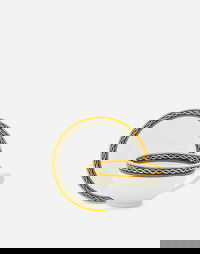 Porcelain Teacups With Saucers Set