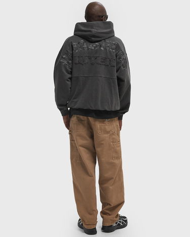 Mikina Pleasures Iuter Marco Hoodie Čierna | P24IU006-CHARCOAL, 2