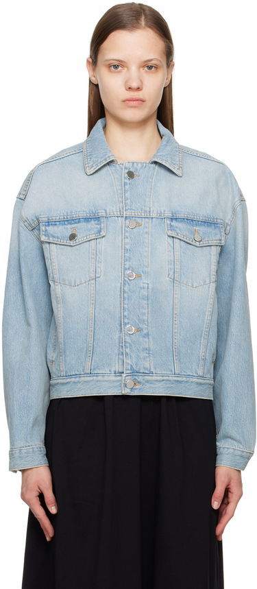 Bunda Loulou de Saison Loulou de Saison Dave Denim Jacket Modrá | DAVE, 0