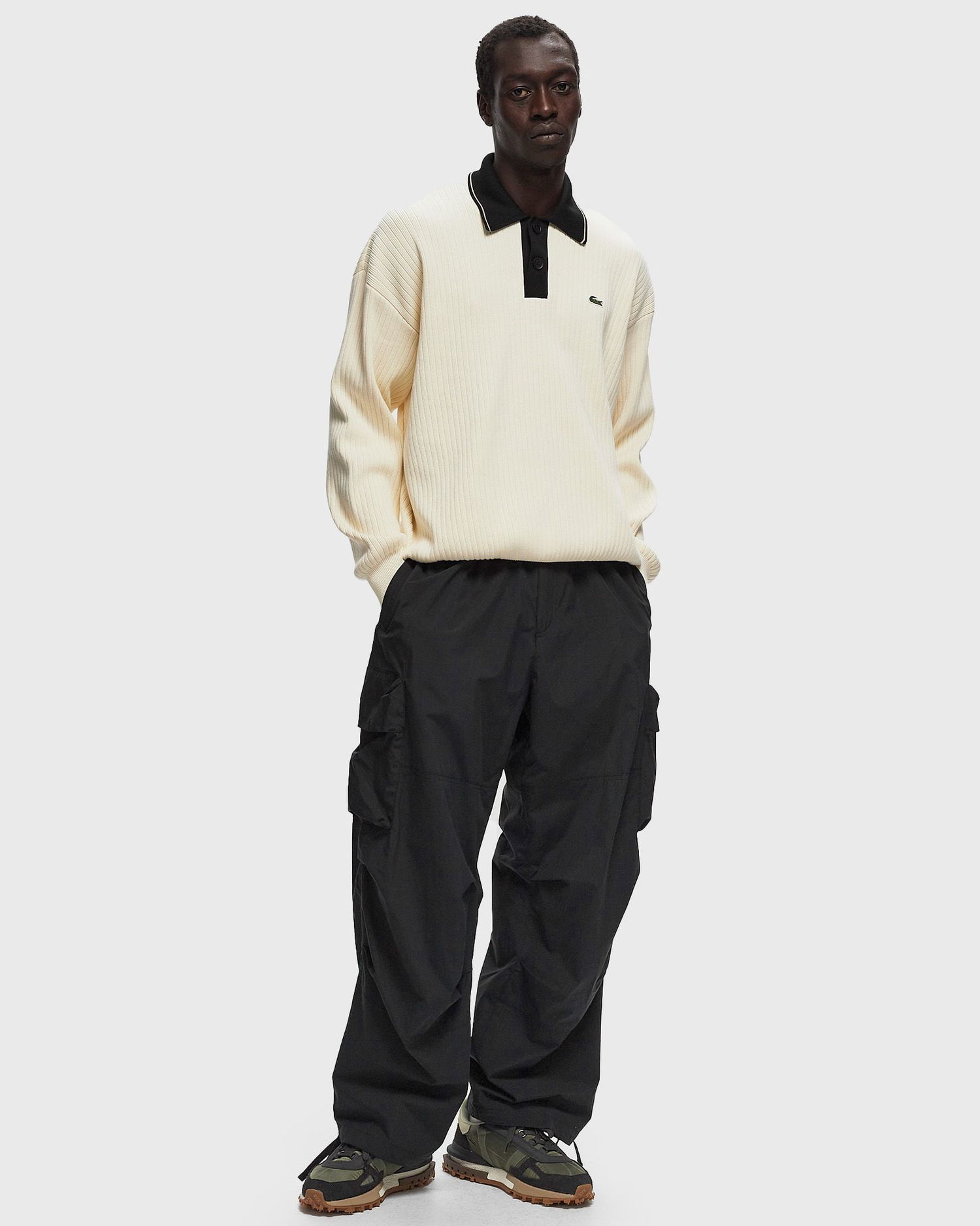 Cargo nohavice Lacoste Cargo Pants Čierna | XH2930-031, 1