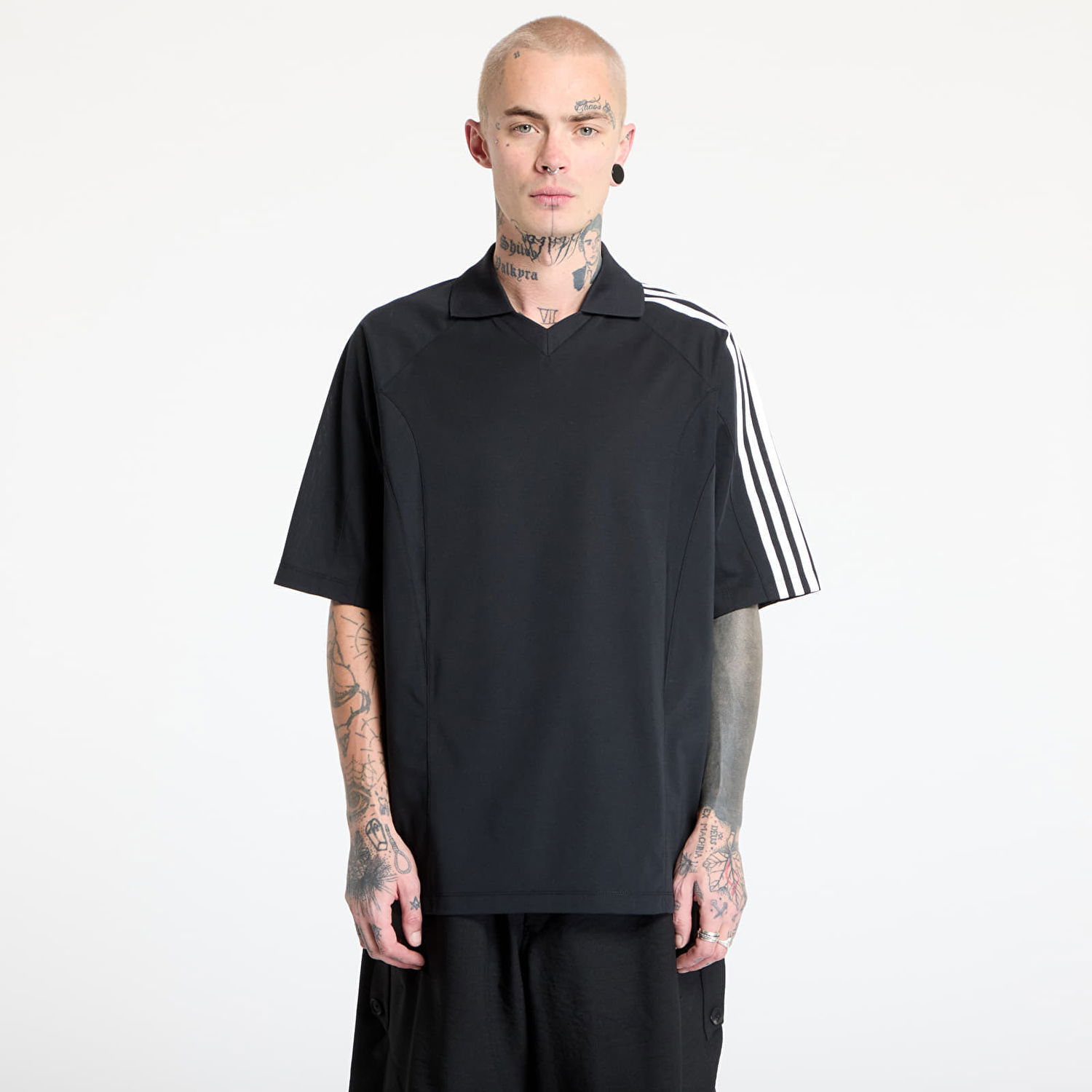 Polo tričko Y-3 Cut Line Black T-Shirt Čierna | JN4877, 0
