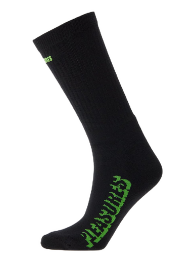 Ponožky Pleasures Knock Out Socks Čierna | P23W070 BLACK