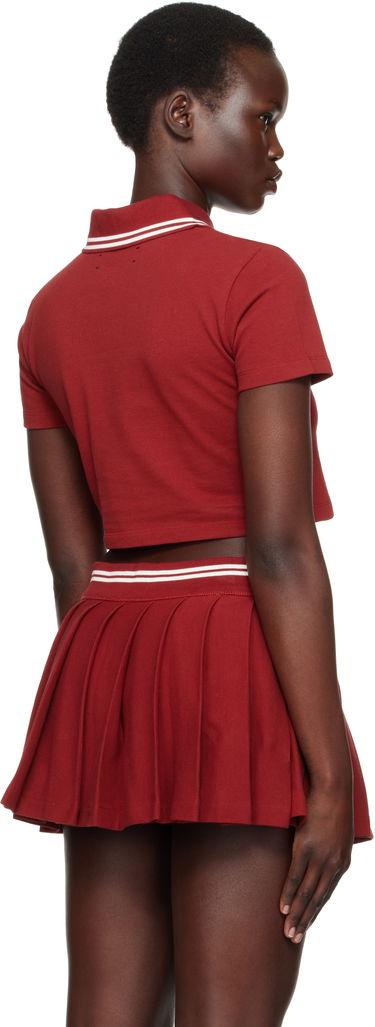 Sukňa AMIRI AMIRI MA Quad Cropped Polo Červená | AWJYPO1001, 2