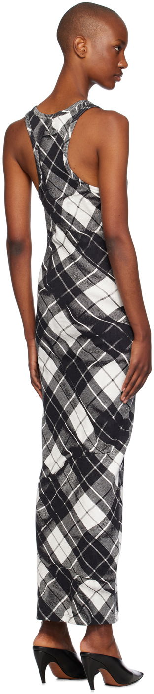 Šaty Jean Paul Gaultier Gaultier Tartan Maxi Dress Čierna | 24/31-F-RO302-J565-000201, 2