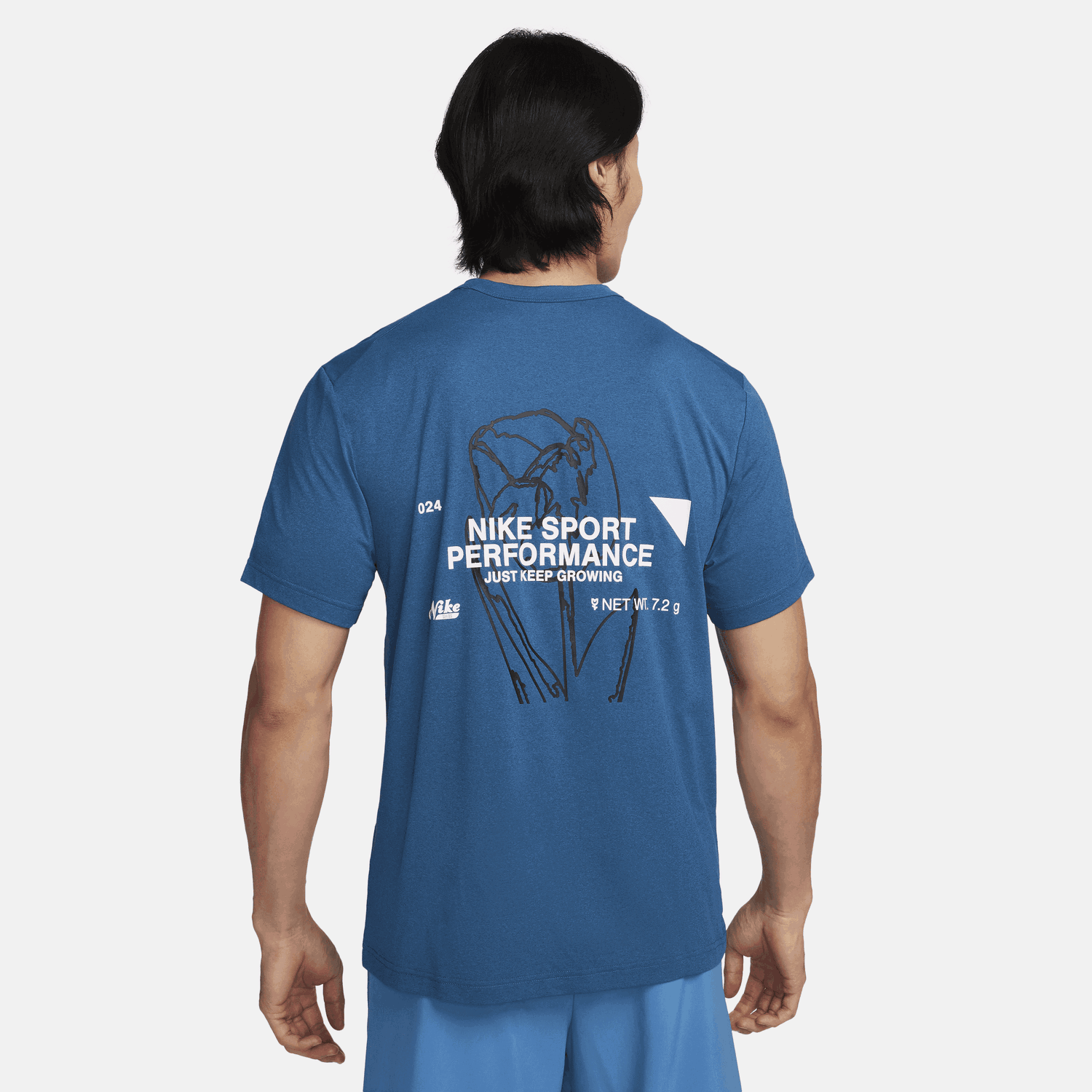 Tričko Nike Hyverse Dri-FIT UV Modrá | FN3279-476, 1