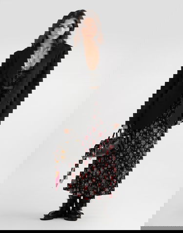 Bunda Dolce & Gabbana Dolce & Gabbana Wool Gabardine Jacket 36 Čierna | F29V1TFU2OWN0000, 1