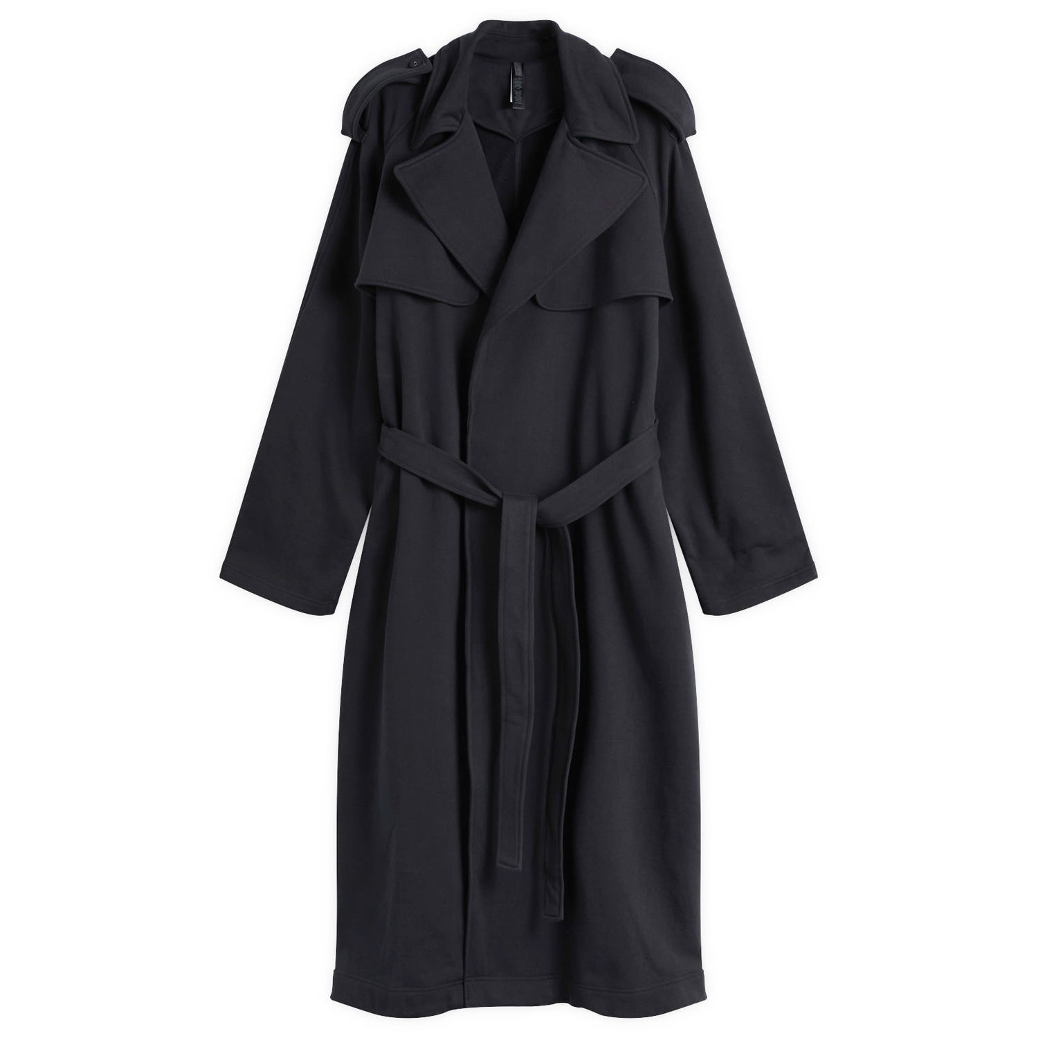 Trenčkot SKIMS Boyfriend Fleece Trench Coat Čierna | LS-LST-8018W-ONX, 0