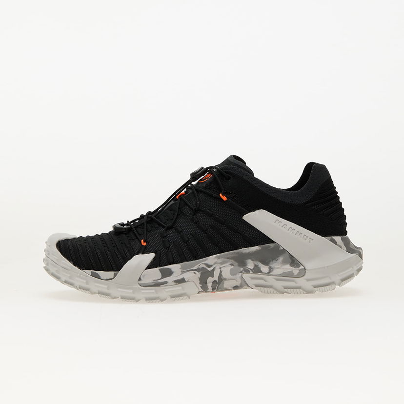 Tenisky a topánky Mammut Hueco Knit II Low Men Black-Light Ice Gray Čierna | 3020-06460 black-light ice gray