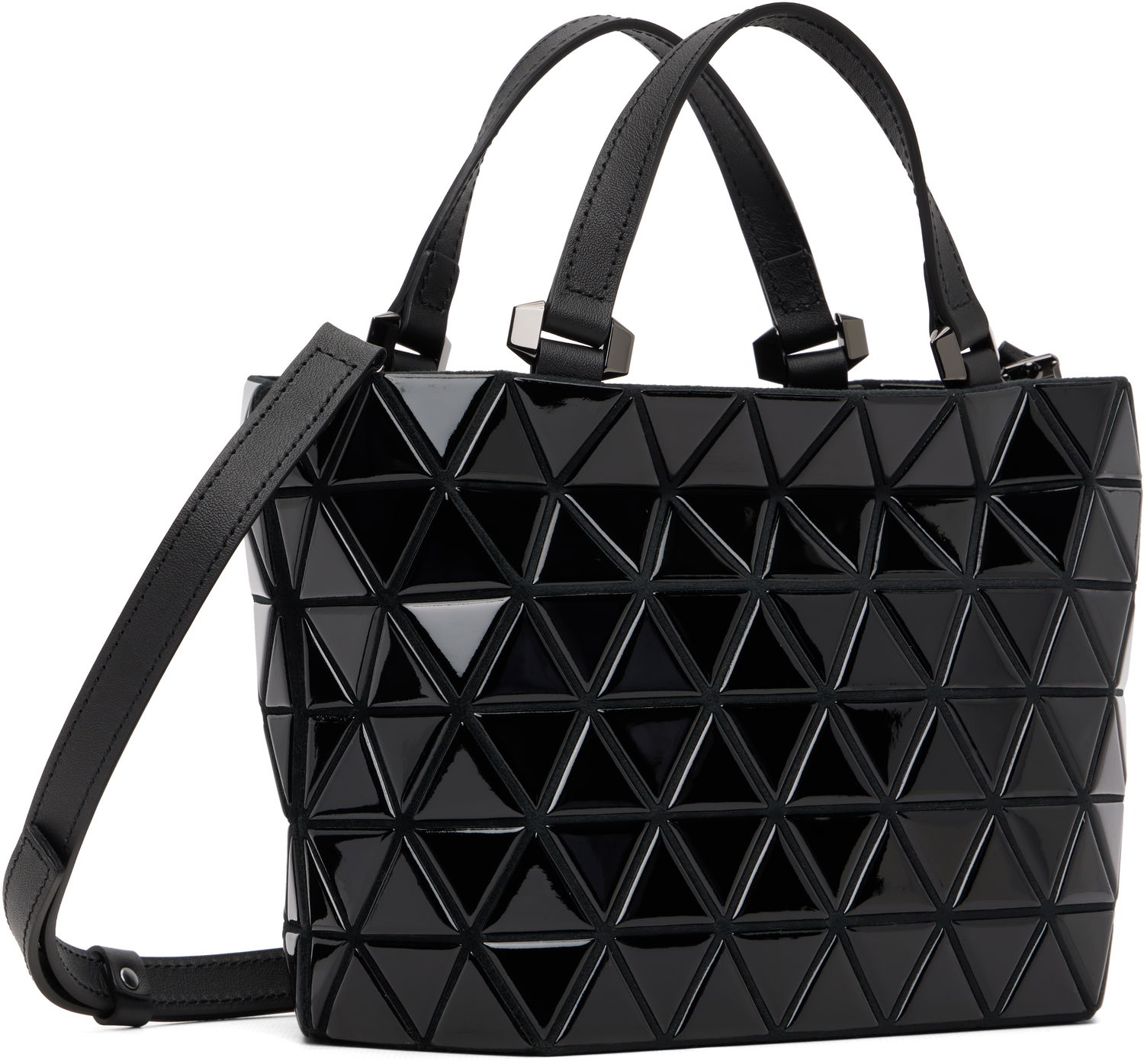 Tote bag BAO BAO ISSEY MIYAKE BAO BAO ISSEY MIYAKE Crystal Gloss Geometric Panel Tote Bag Čierna | BB58AG303, 1